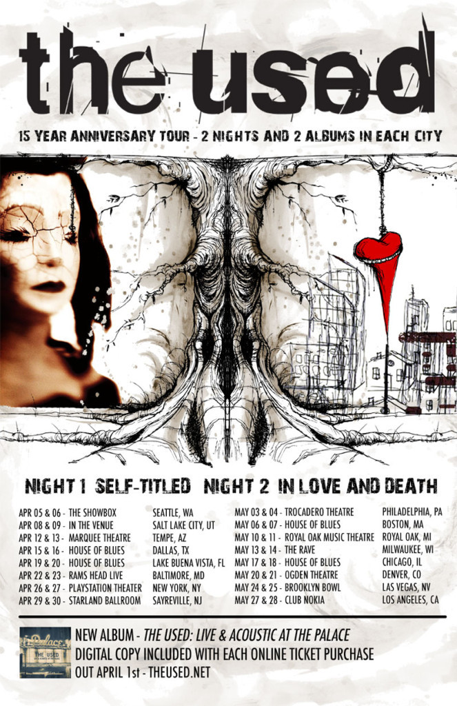 The Used Tour Poster