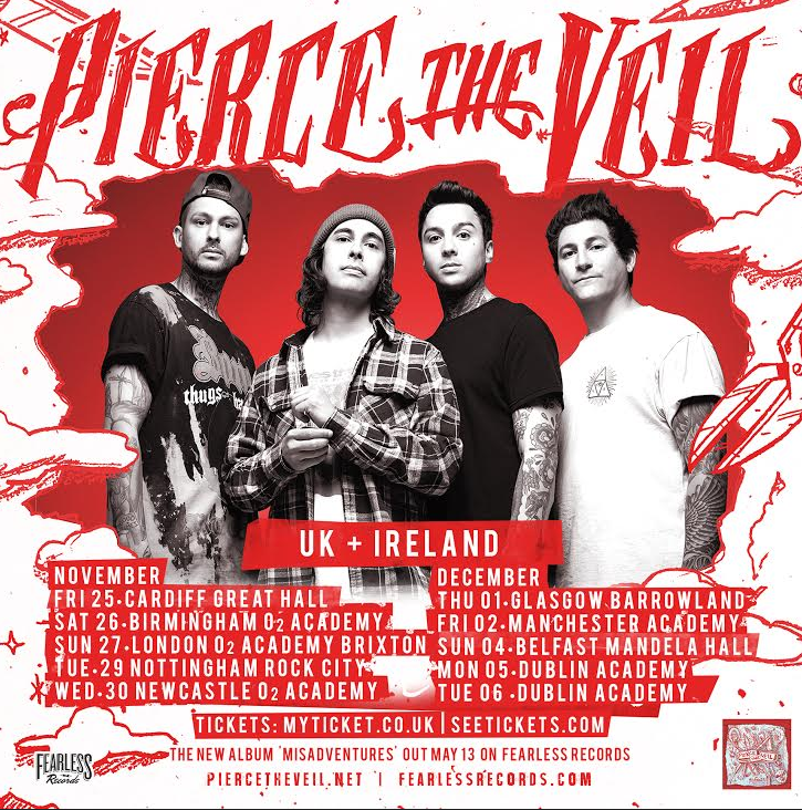Pierce The Veil UK Tour